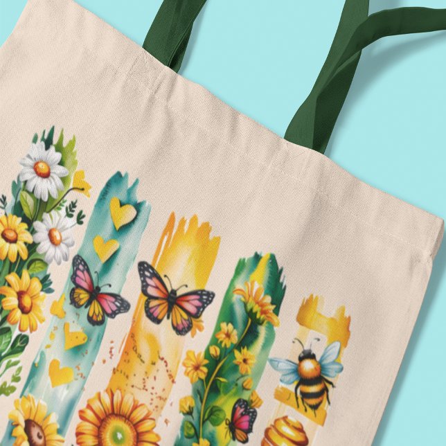 Bolso De Tela Dejar que se (Let It Bee Tote Bag)