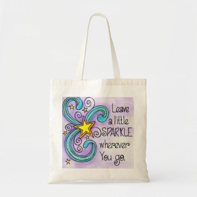 Bolso De Tela Dejar un poco de paracaídas (Frente)