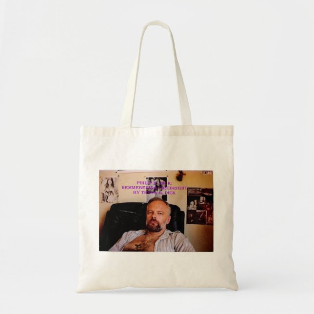 Bolso De Tela ¡Deje a Philip K. Dick llevar su bolso! (Frente)