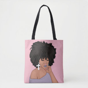 Bolso De Tela Del pelo del Afro de la torsión diva natural hacia