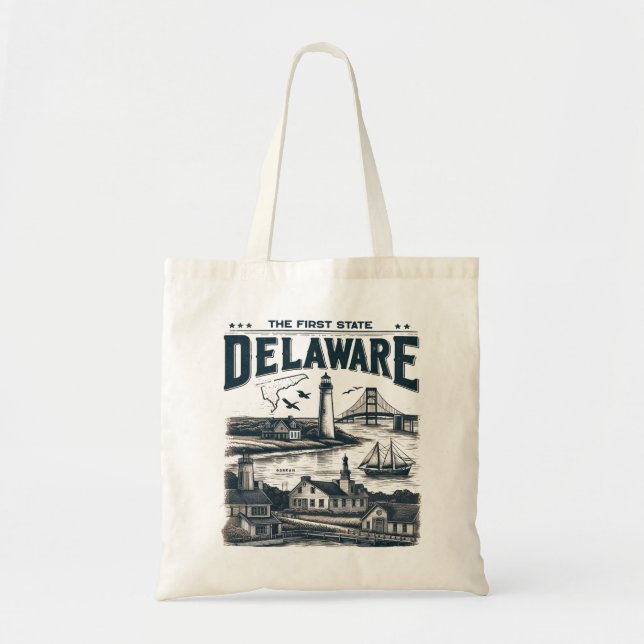 Bolso De Tela Delaware (Frente)