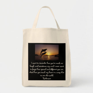 BOLSO DE TELA DELFÍN