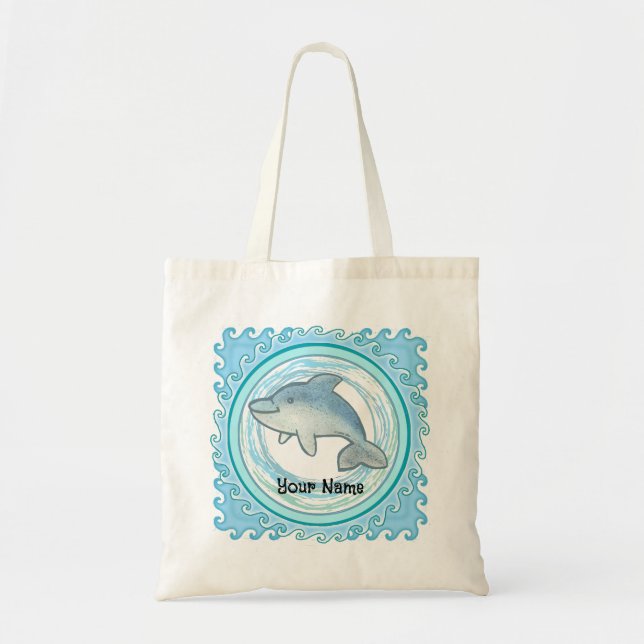Bolso De Tela Delfín Bebé (Frente)