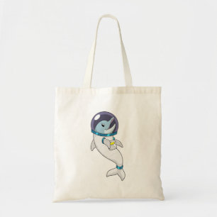 Bolso De Tela Delfín como astronauta en disfraces