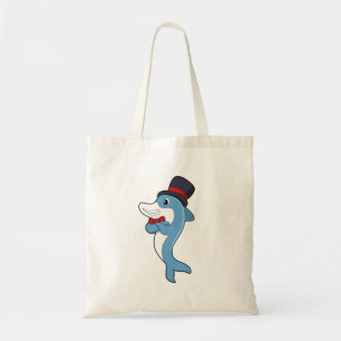 Bolso De Tela Delfín como Caballero con Gorra