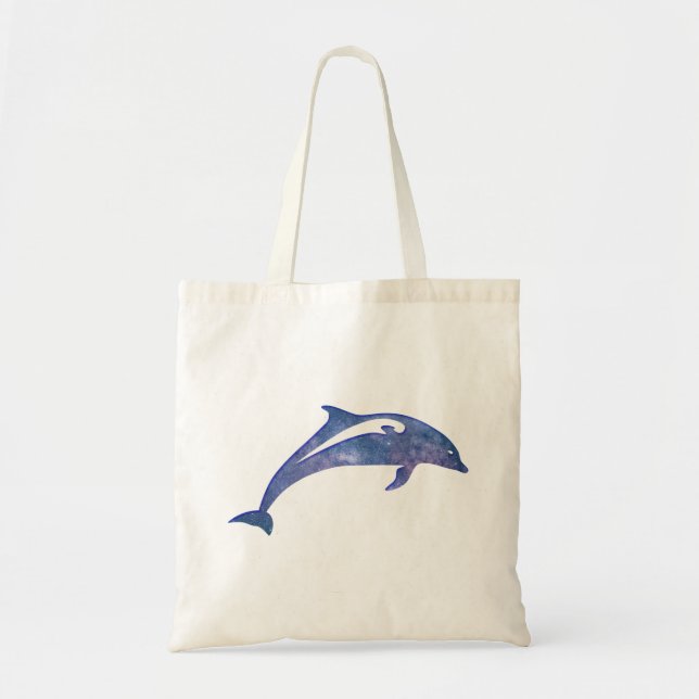 Bolso De Tela Delfín espacial (Frente)