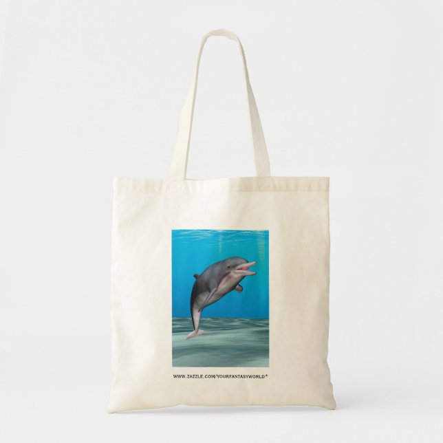 Bolso De Tela Delfín lindo (Frente)