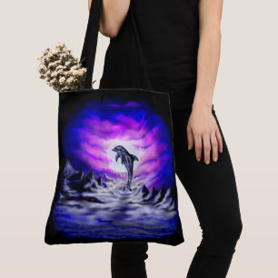 Bolso De Tela Delfín lúfono