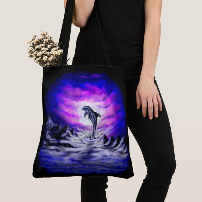 Bolso De Tela Delfín lúfono (Detalle)