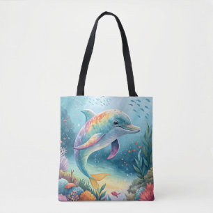 Bolso De Tela Delfín subacuático