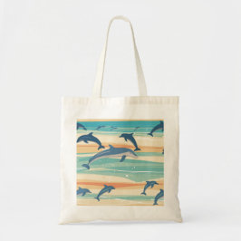 Bolso De Tela Delfines
