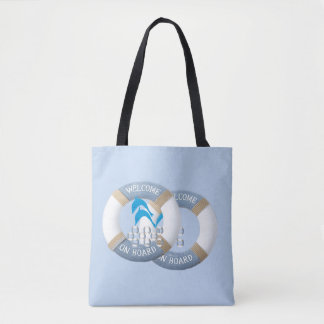 Bolso De Tela Delfines Costeros Azules