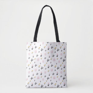 Bolso De Tela Delicado patrón floral sin soldadura