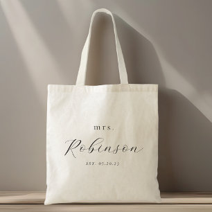 Bolso De Tela Delicate Calligraphy Future Sra. Bride