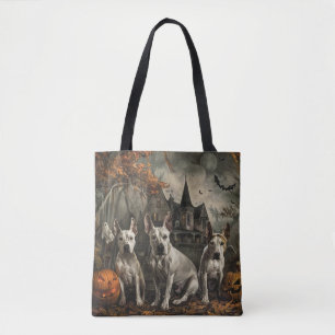 Bolso De Tela Delicia Nocturna de Halloween para Bull Terrier