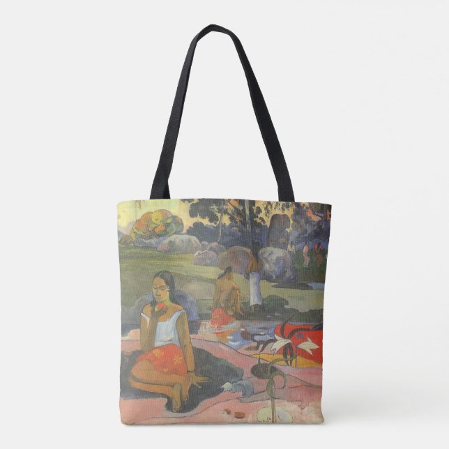 Bolso De Tela Deliciosa Somnolencia de Paul Gauguin, Arte Antigu (Reverso)