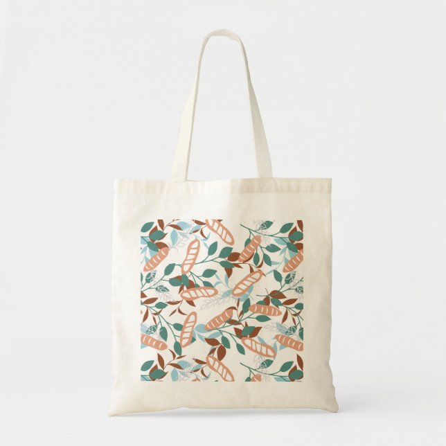 Bolso De Tela Delicioso patrón Baguette de Trigo Orgánico (Frente)