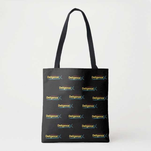 Bolso De Tela Deligencia ( Proverbios 12 : 24 ) ToteBag (Anverso)