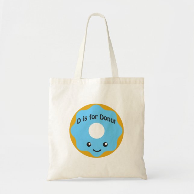 Bolso De Tela Delightning D es para Donut (Frente)