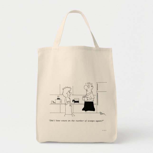 Bolso De Tela Demasiado café (Frente)