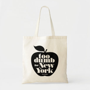 Bolso De Tela Demasiado tonto para Apple de Nueva York