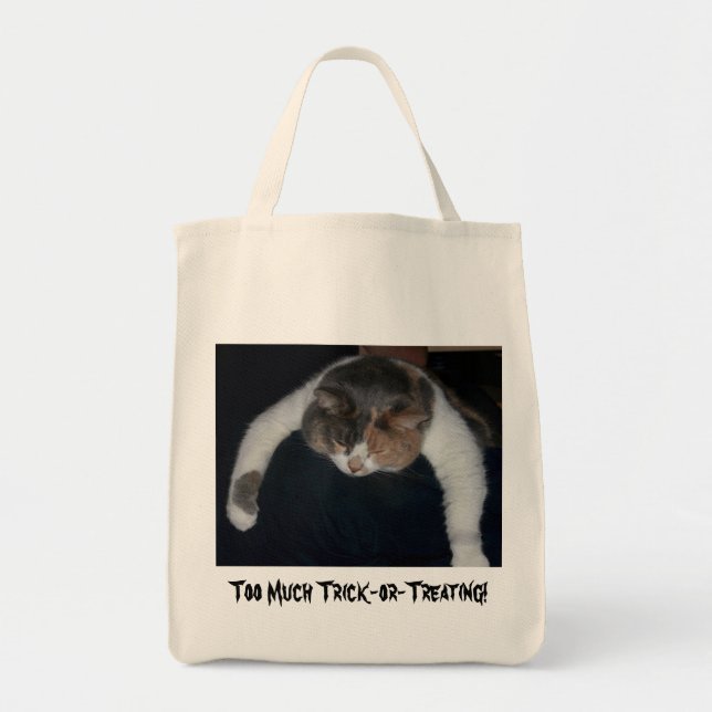 Bolso De Tela ¡Demasiado truco o trato! (Frente)