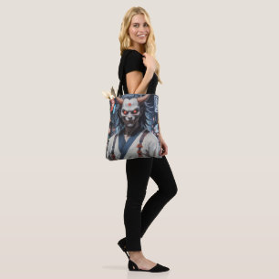Bolso De Tela Demon Samurai