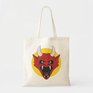 Bolso De Tela Demonio Rojo