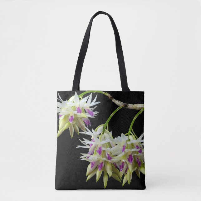 Bolso De Tela Dendrobium Ametistoglossum (Anverso)