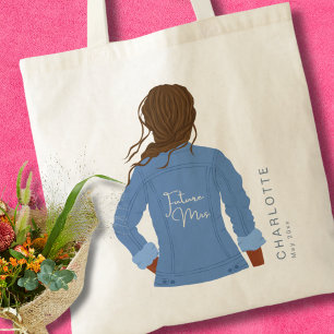 Bolso De Tela Denim Jacket Dark Hair y Skin Future Mrs.