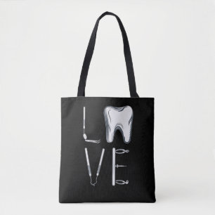 Bolso De Tela Dental Love Dentistry Tools Dentist