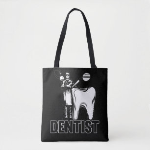 Bolso De Tela Dentista Papá Dental Padre Odontología