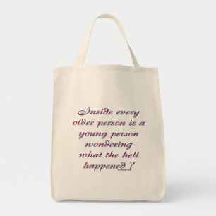 Bolso De Tela Dentro de cada decir de una más vieja persona