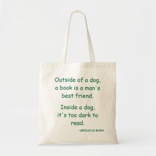 Bolso De Tela Dentro de un perro… Groucho Marx