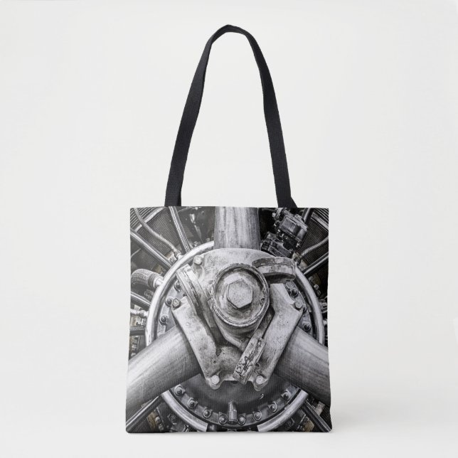 Bolso De Tela Dentro de una hélice (Anverso)