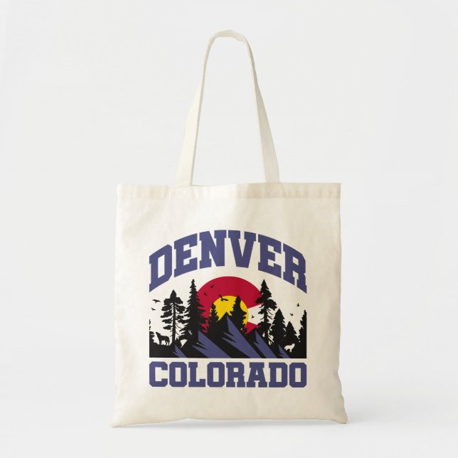 Bolso De Tela Denver, Colorado (Frente)