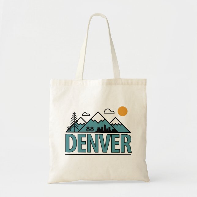 Bolso De Tela Denver Colorado (Frente)