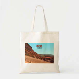 Bolso De Tela Denver Colorado Rojo Roca Vintage Tote Bag