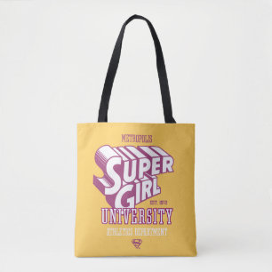 Bolso De Tela Departamento de Atletismo de la Superchica Metropo