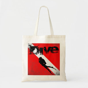 Bolso De Tela Deporte de buceo, Bandera de Buceo Americana SCUBA