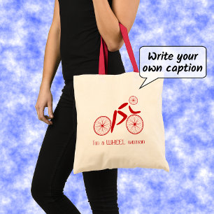Bolso De Tela Deportes de ciclo divertidos de la mujer de la