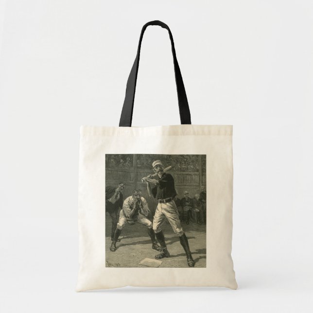 Bolso De Tela Deportes de época, jugadores de béisbol por Thulst (Frente)