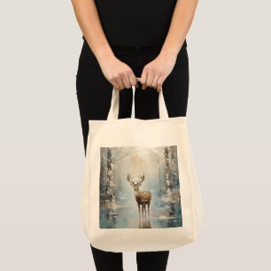 Bolso De Tela Depósito de bosque de bosques congelado
