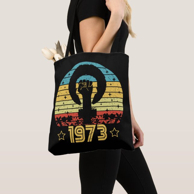 Bolso De Tela Derechos Feministas Roe V Wade 1973 (Detalle)
