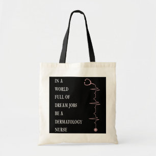Bolso De Tela Dermatología Sueños de Mundo Completo Empleos Re