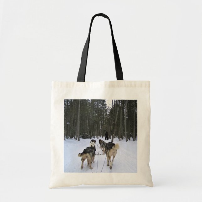 Bolso De Tela Derrame de perro en Quebec, Canadá (Frente)