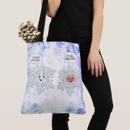 Bolso De Tela Derrites Mi Corazón Copos de Nieve