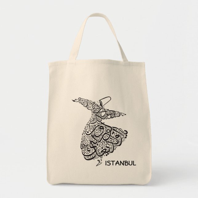 Bolso De Tela Derviche de giro (Frente)