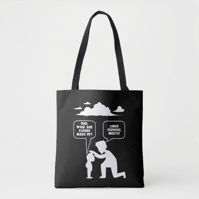 Bolso De Tela Desarrollador de software Linux Programador inform (Anverso)