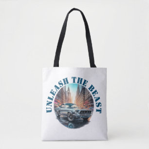 Bolso De Tela Desata la bestia Muscle Car americano